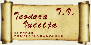 Teodora Vucelja vizit kartica